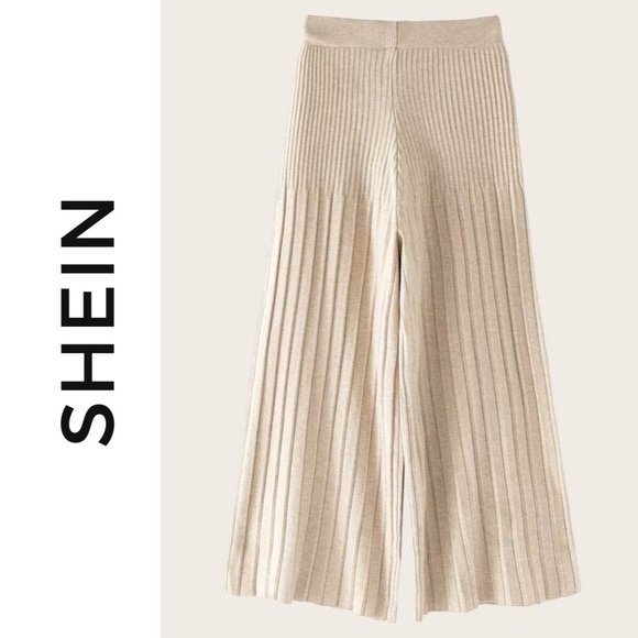 SHEIN Cardigan & Wide Leg Sweater Set - One Size - Picture 3 of 3